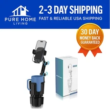 Sturdy 2-in-1 Phone Holder with Expandable Base – Perfect for 4-7 Inch Devices