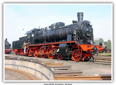 Saxon XII H2   train railroad