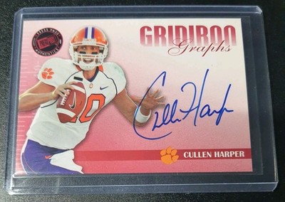 Cullen Harpe - Press Pass Authentics 2009 - Clemson Tigers - Auto - Red - /150