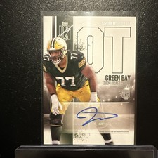 2024 Topps Signature Class Jordan Morgan Rookie Auto Green Bay Packers  
