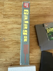 NINTENDO NES GALAGA COMPLETO DI SCATOLA CIB RARO AUTENTICO TESTATO