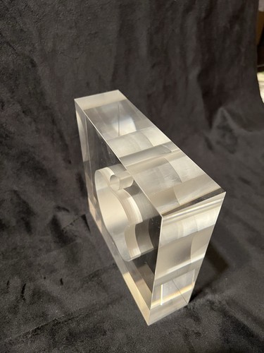 Apple Crystal 10-Year Employee Service Award Collectible - Picture 7 of 13