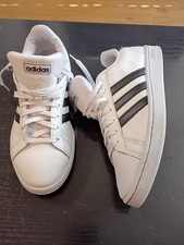 Adidas Grand Court 2.0 White/Black Low Top Lace Up Men's Sneakers 129429950