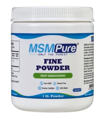 KALA HEALTH MSMPure Fast Dissolving Fine MSM Powder Crystals   US-Made MSM for