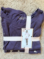 NWT - VICTORIA'S SECRET 2-PC COTTON SHORT SLEEVE PAJAMA SET TEE-JAMA FLORAL - XL