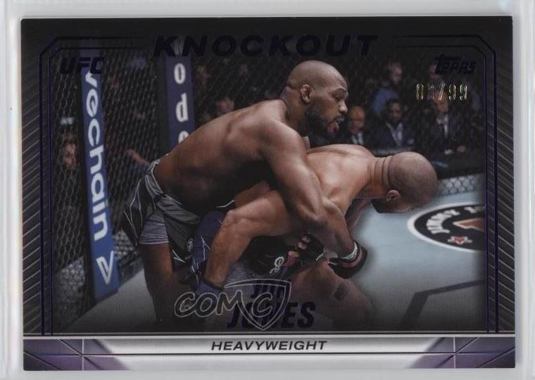 2024 Topps UFC Knockout Purple 8/99 Jon Jones #66 4u0