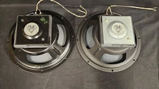 KLIPSCH K22-EF 12" WOOFERS SPEAKERS TESTED PAIR HERESY VINTAGE SQUARE MAGNETS