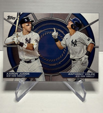 Topps 2025 Series 2 Dynamic Duos Insert Aaron Judge Anthony Volpe Yankees DD-4