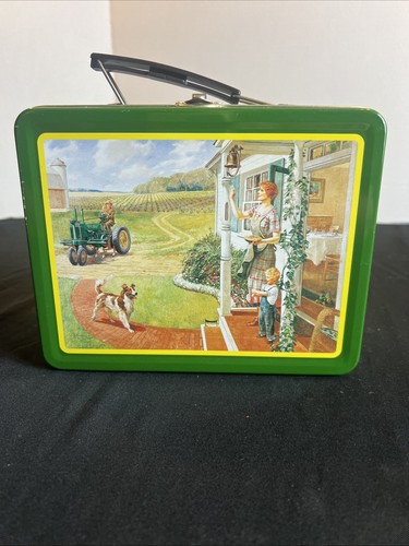 VINTAGE John Deere Lunch Box "Suppertime" H-100