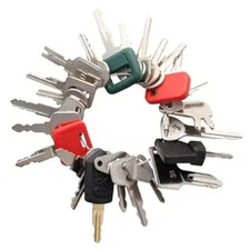 Heavy Equipment Keys Master Set, Construction Ignition Key Set Fits Forklift. Gr