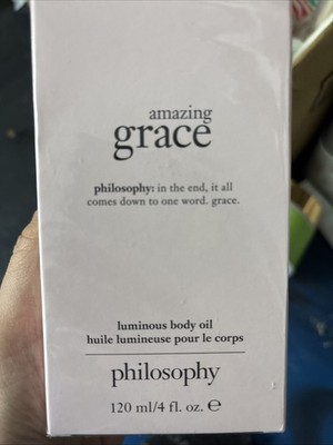 Philosophy Amazing Grace Intense Luminous Body Oil 4 oz Sealed Box AUTHENTIC