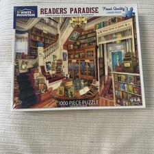 White Mountain Puzzles Readers Paradise 1000 Pieces NEW