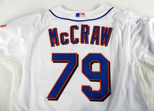 2011 New York Mets Sean McCraw #79 Game Issued White Jersey 50 DP70658 - Bild 8 von 9