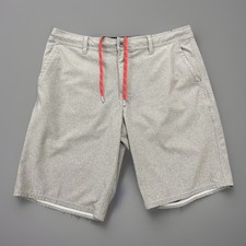 O  Neill Hybrid Walk Shorts Mens 34Gray Stretch Drawstring Surf Casual