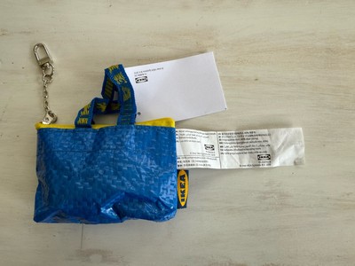 IKEA knolig Small Coin And Keychain Bag Blue