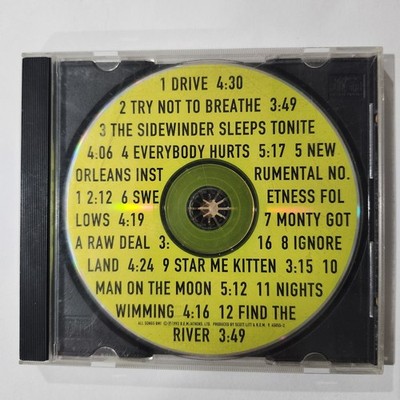R.E.M. Automatic for The People (1992 CD) Disc Jewelery Case Track Only