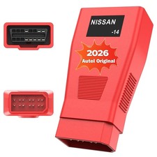 OBD2 Female to 14pin Convert Adapter, OBD1 to OBD II Connector for Nissan, Work