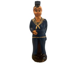 Antique Sailor Liqueur Bottle with Cork  Top ...