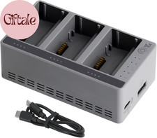 100W Charger with Storage Charging for DJI Mini 5,Mini 4/3 Pro Battery,Three Bat