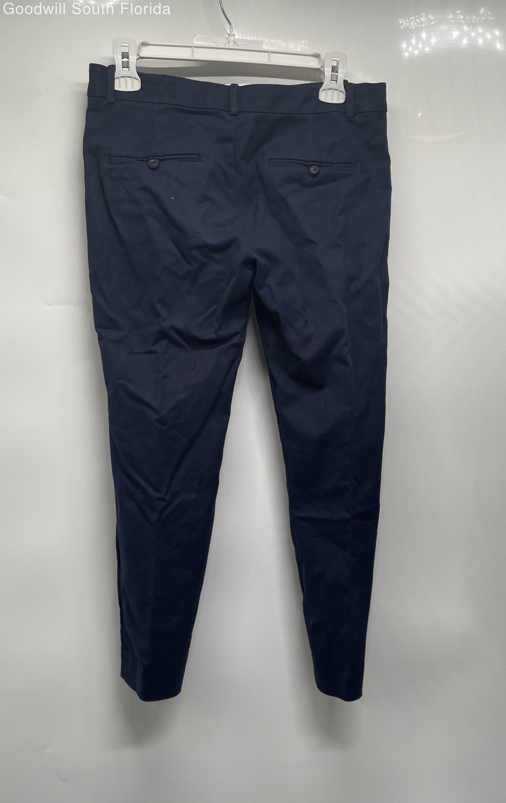 Zara Basic Collection Womens Blue Flat Front Slas… - image 2