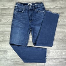 Citizens of Humanity Daphne Crop Straight High Rise Dark Wash Denim Jeans sz 25