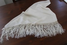 Seidentuch dreieckig mit Fransen zum Bemalen Tuch Seide Seidenmalerei