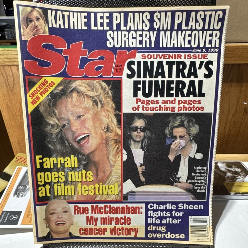 Star June 1998 Sinatra's Funeral Film Festival Illustrated Magazine