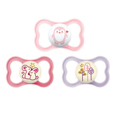 Air Night  Day Baby Pacifier, for Sensitive Skin, Glows in the Dark, 3 Pack, 6-