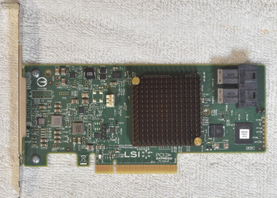 LSI MegaRAID SAS 9341-8i 12G RAID Controller 0WFN6R + 2x SFF-8643