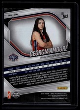 2025 Panini Prizm WNBA #103 Georgia Amoore White Seismic Prizms