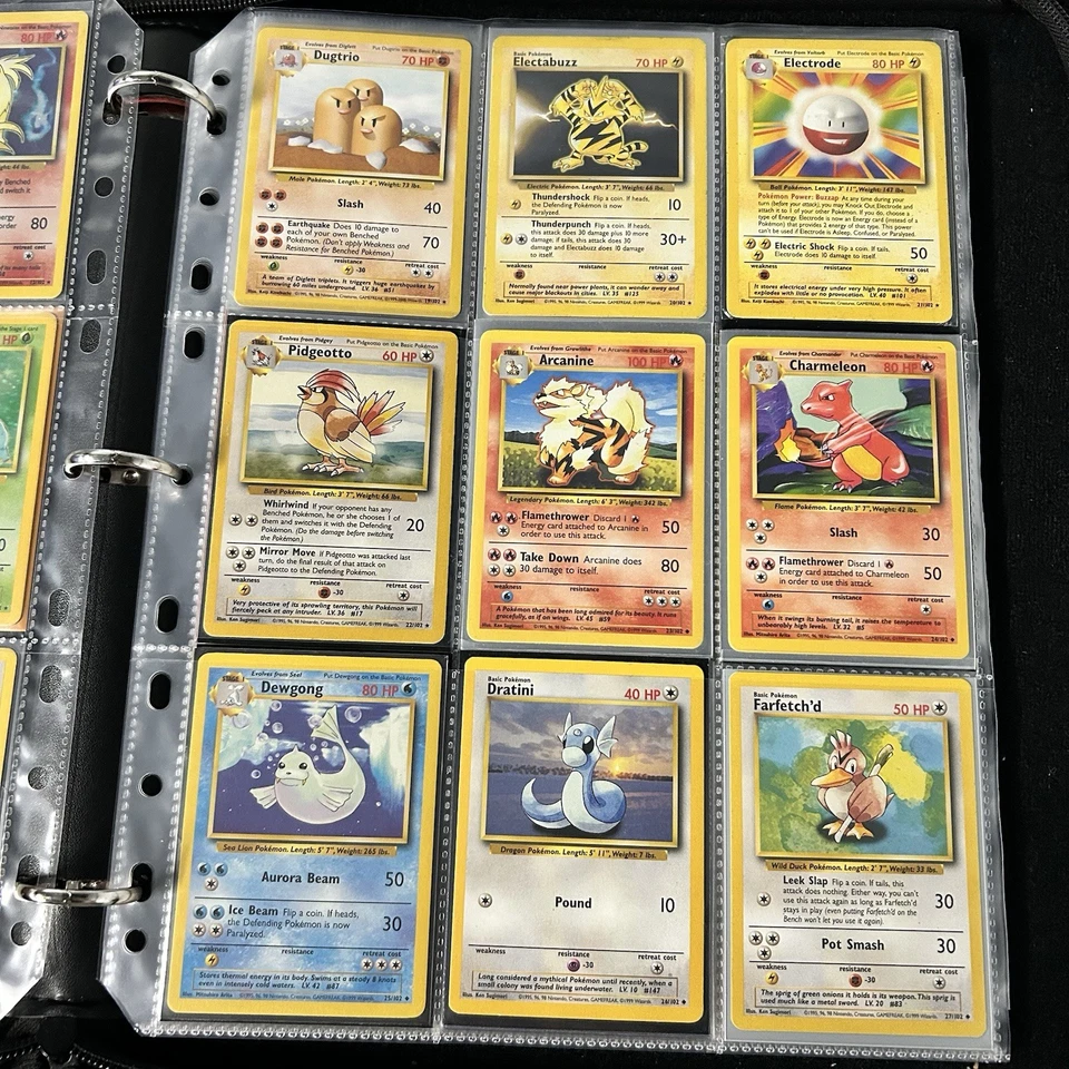 100% Complete Base Set 102/102 Vintage Master Pokemon Cards HOLO 1999 Charizard - Image 3 of 4