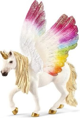 Schleich 70576 Bayala Geflügeltes Regenbogeneinhorn Spielfigur Minifigur Motorik