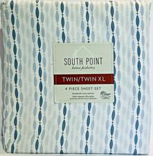 South Point Home 4-pc Microfiber Sheet Set, Twin/Twin XL, Dorian Geo