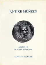 Bank Leu Auction 30 28 Apr, 1982 Artavasdes Tetradrachm
