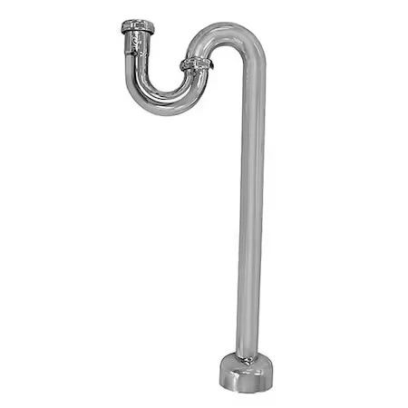 JONES STEPHENS P38097 S-Trap, CP Brass, 17 Gauge, 1-1/2" - Picture 1 of 1