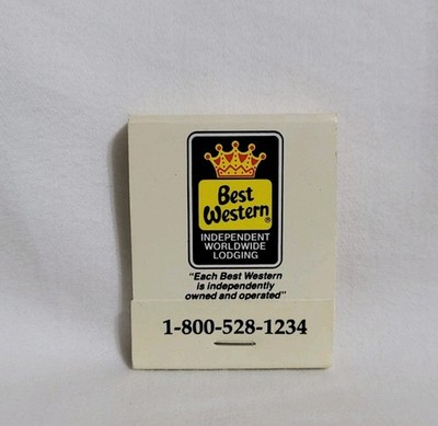 Vintage Best Western Four Seasons Restaurant Wadena Matchbook Advertising Full