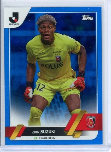 Zion Suzuki Topps J-League Flagship 2022-23 Blue Parallel /75 True Rookie