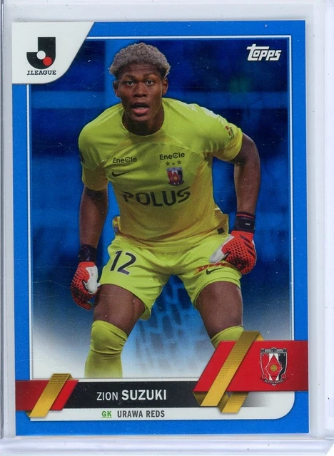 Zion Suzuki Topps J-League Flagship 2022-23 Blue Parallel /75 True Rookie