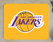 Los Angeles Lakers Mousepad Desk Top LA - Slim Design Neoprene Non-Slip