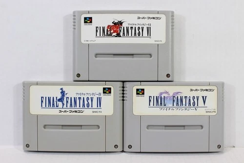 Lot 3 Final Fantasy IV V VI 4 5 6 SFC Super Famicom SNES Japan Import US Seller