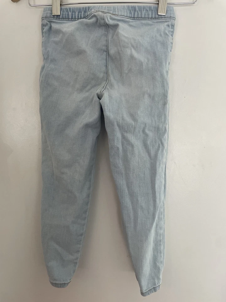 Carter's Niños Niñas Algodón Cintura Elástica Tirar Elástico Jeggings Azul Claro 5 Foto 3 de 3