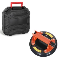 8.2” Vacuum Suction Cup Lifter , 468 lb Load Capacity, Orange Handle