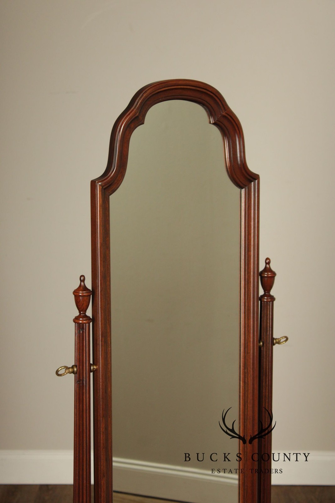 Ethan Allen Georgian Court Cherry Cheval Mirror