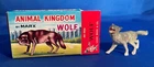 VINTAGE MARX ANIMAL KINGDOM WOLF 1960s HAND-PAINTED FIGURE IN ORIGINAL BOX