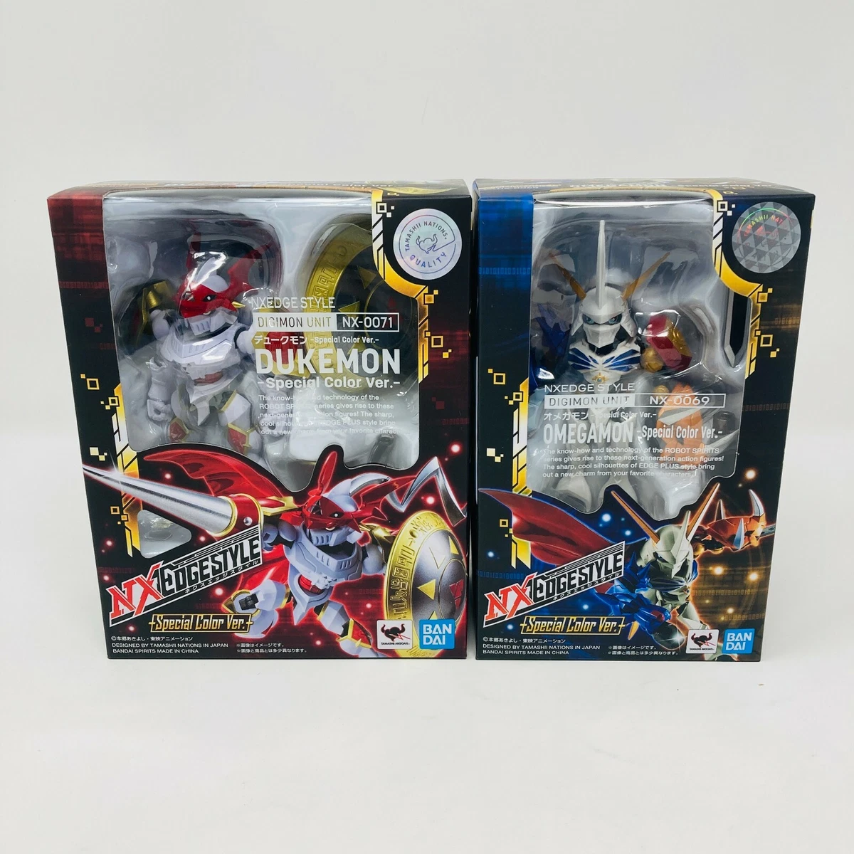 [Set] Nxedge Style Digimon Dukemon + Omegamon Special color. BANDAI
