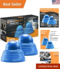 2-Pack Portable Trigger Point Balls - Chiropractor-Approved for Pain Relief