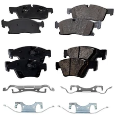 Front & Rear Brake Pads Set for Jeep Grand Cherokee Dodge Durango 2012-2015