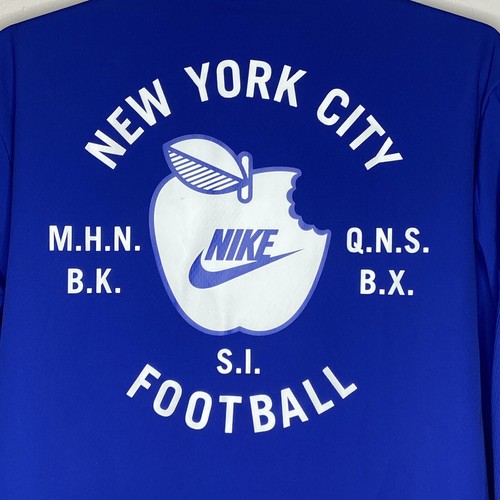 Nike New York City Football Big Apple Jacket Blue AT6643-495 Men's Size L - Picture 9 of 11