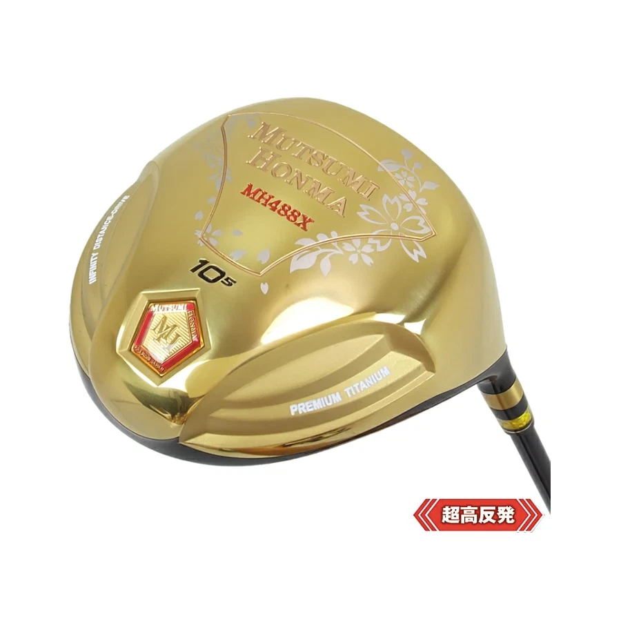 Mutsumi Honma Golf Club MH488X Premium Titanium Driver 10.5 44.5in SR-Flex Japan - Image 2 of 4