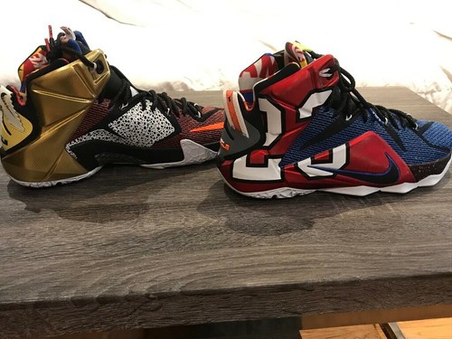 nike lebron 12 multicolor